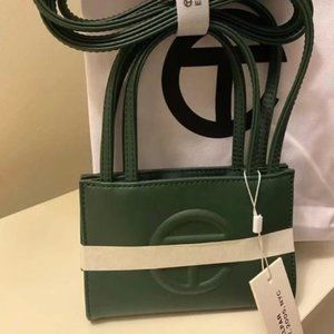 Telfar Small Dark Olive Shopping Bag